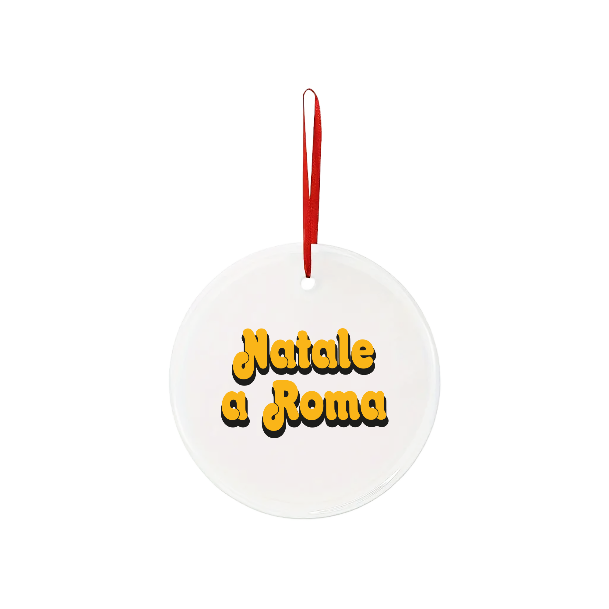 Christmas Pendant White