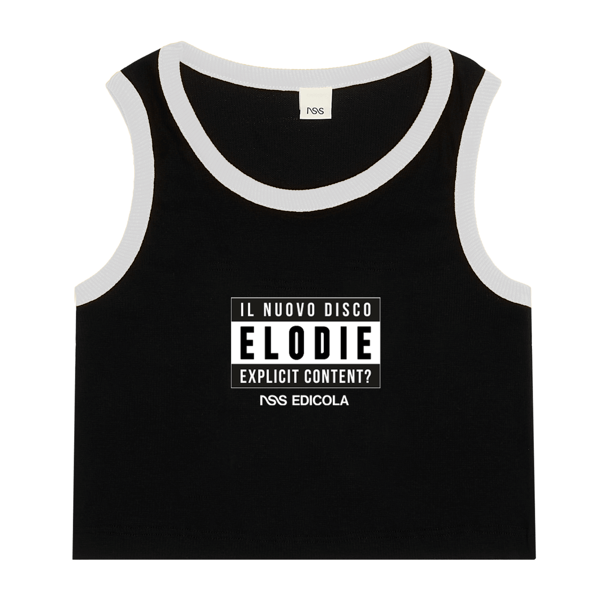 Mi Ami Mi Odi Crop Tanktop Black