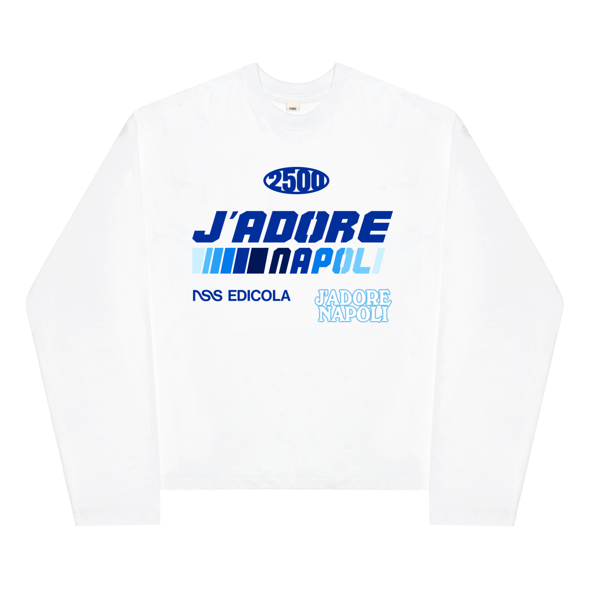 J'Adore Napoli 2500 Boxy Long Sleeve White