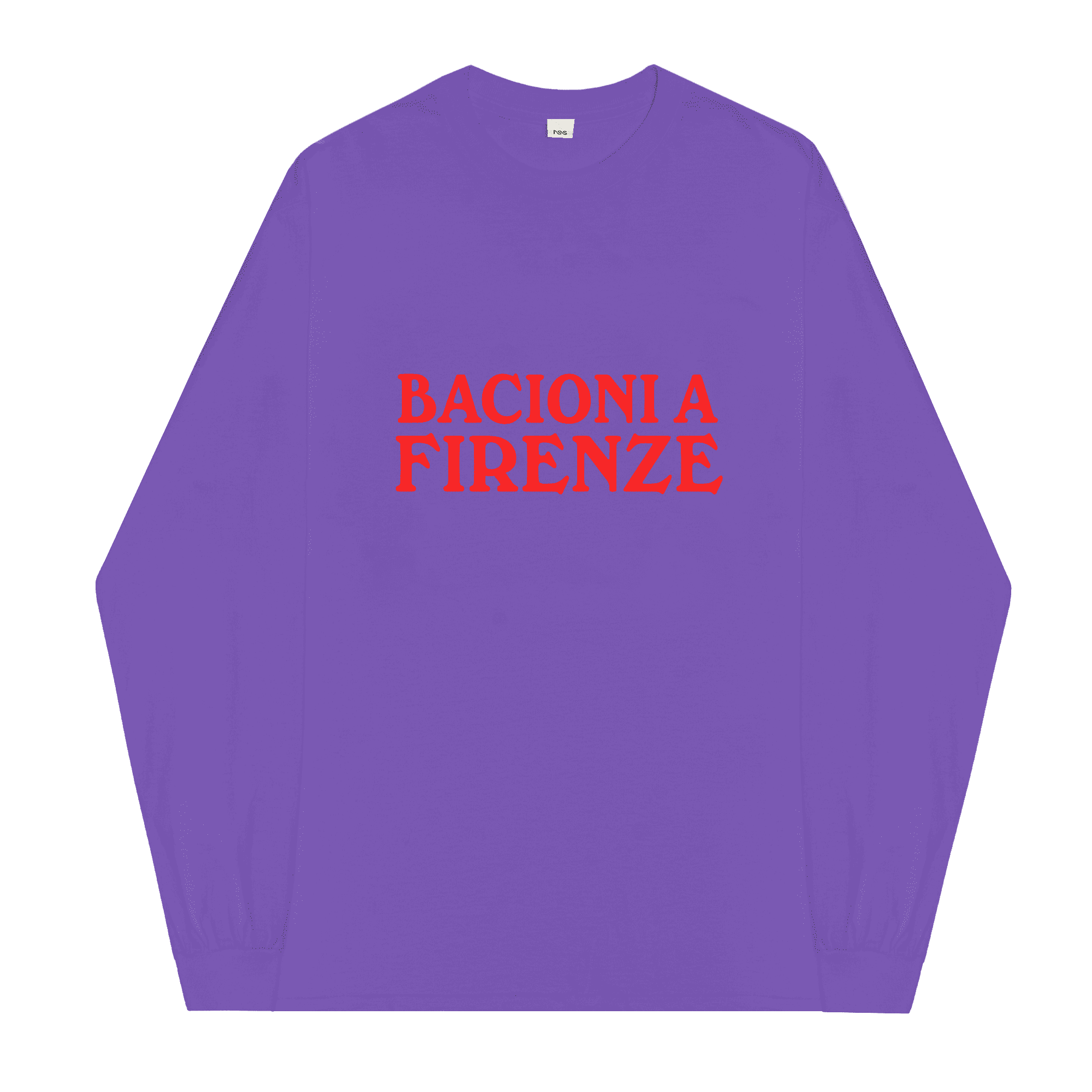 Maglietta a maniche lunghe Boxy Purple