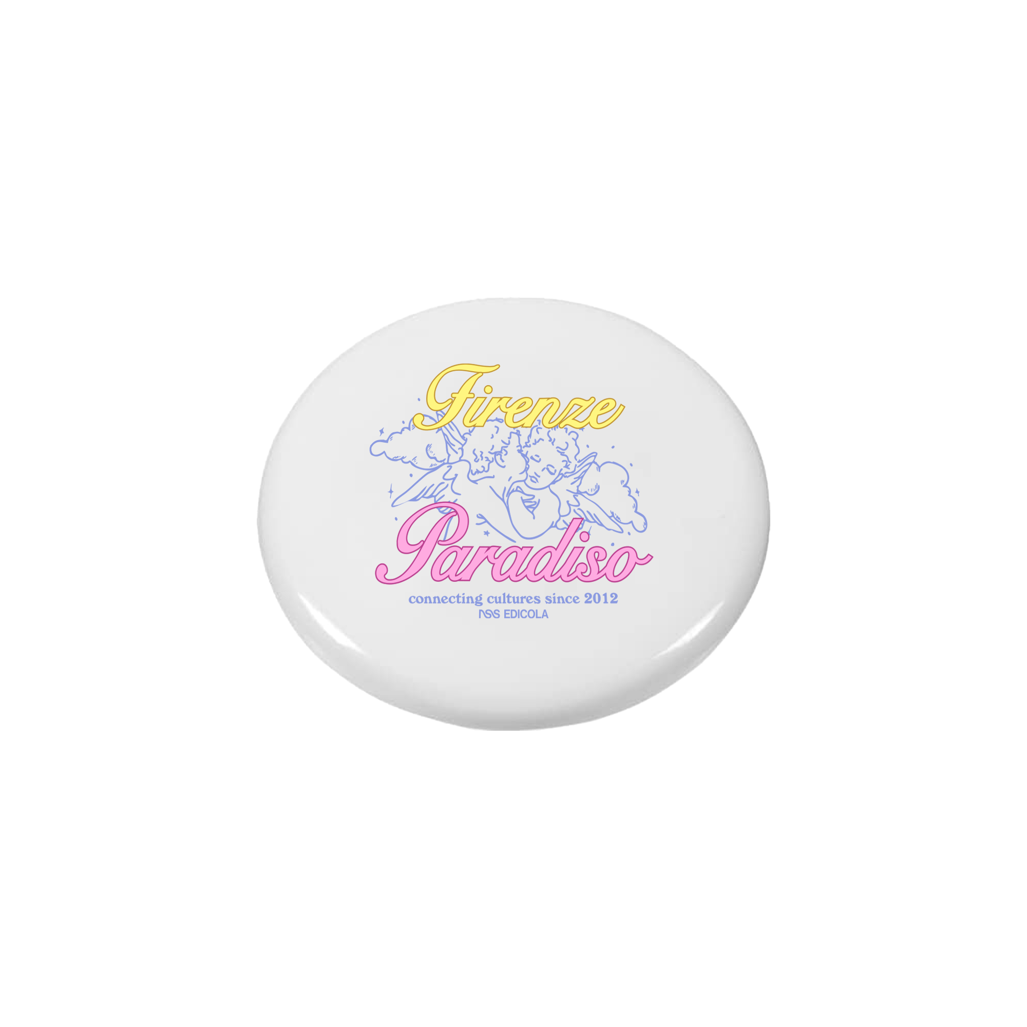 Spilla Firenze Paradiso White
