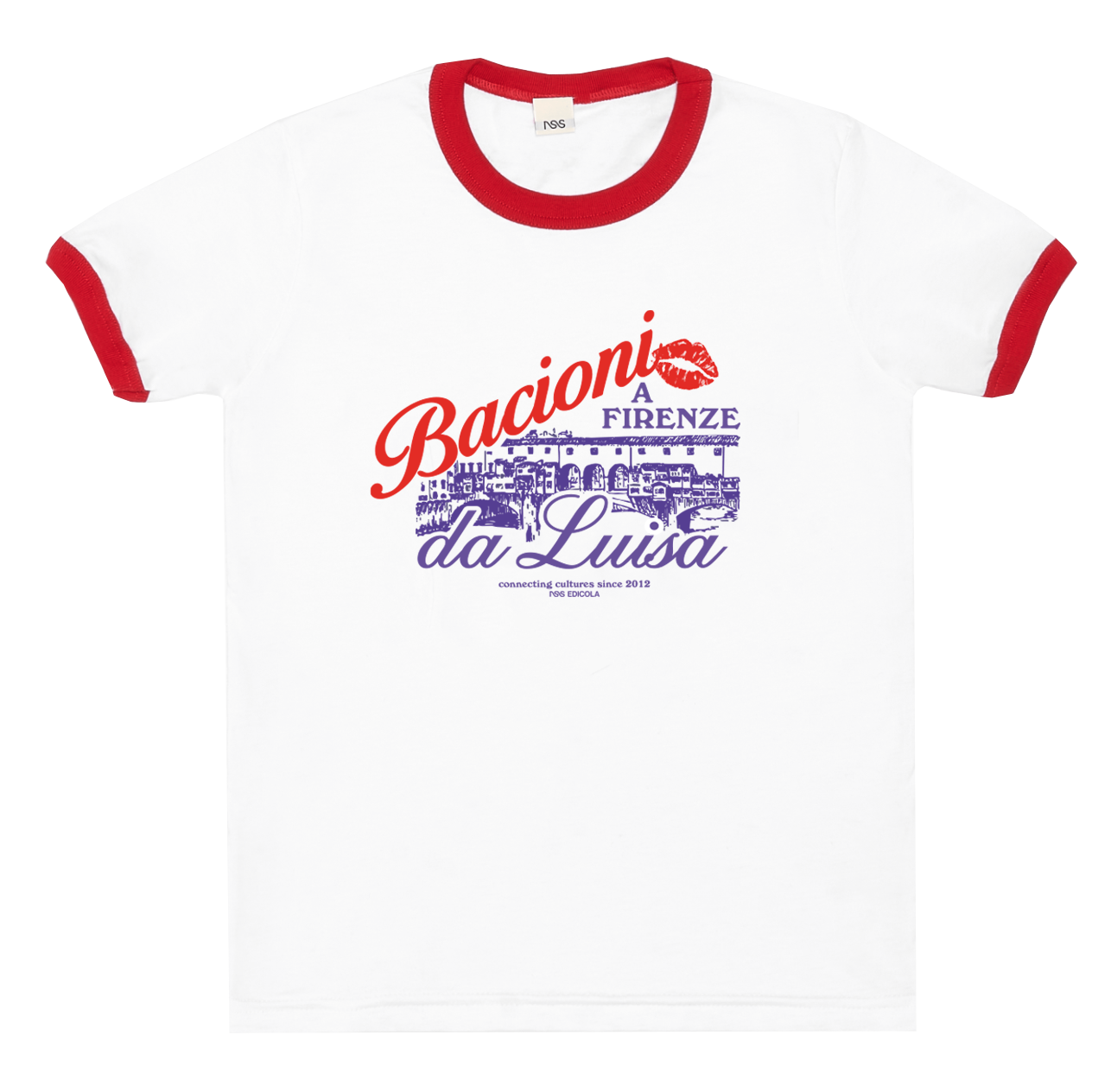 Ring Tee Bacioni da Luisa White