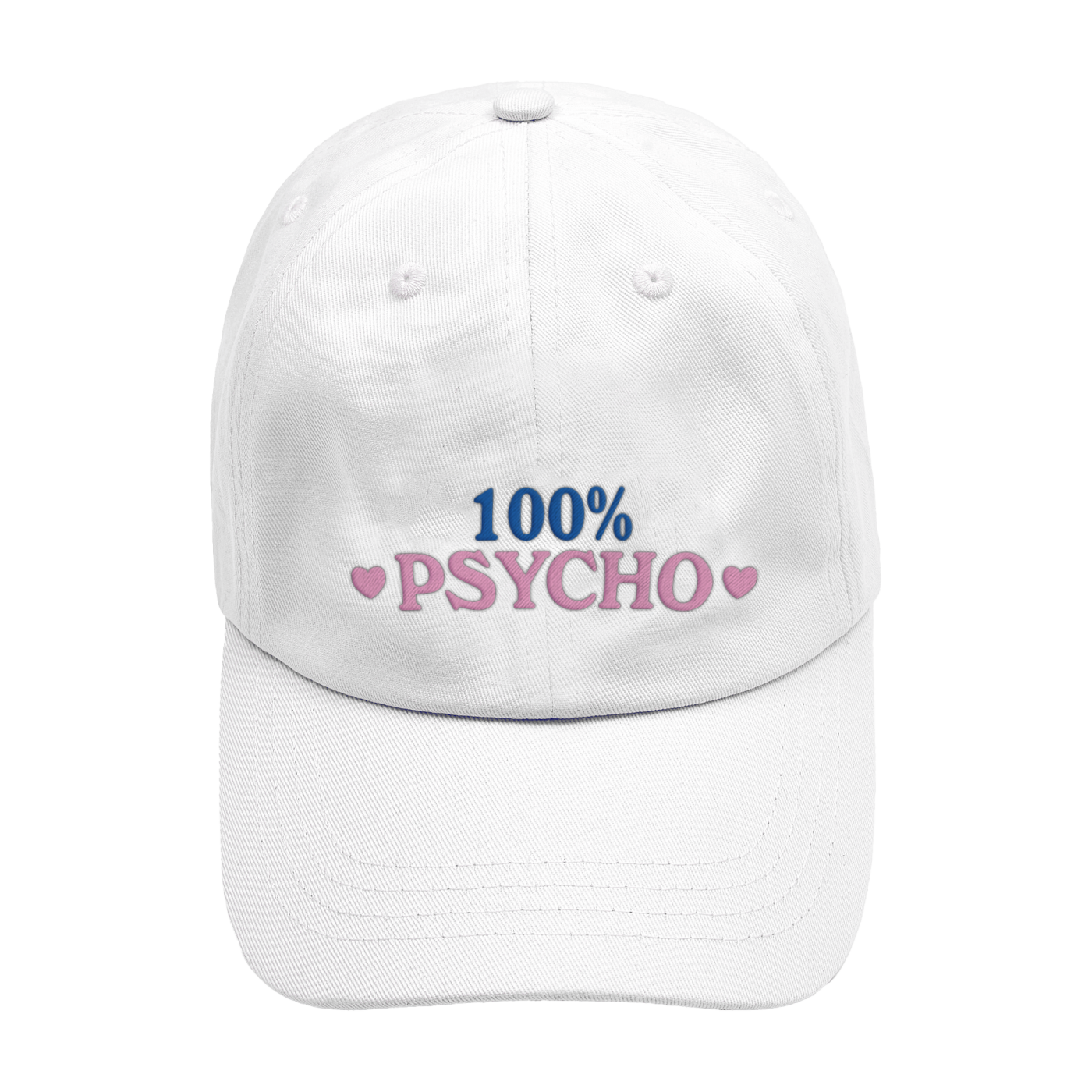 Cappellino 100% Psycho Cap White