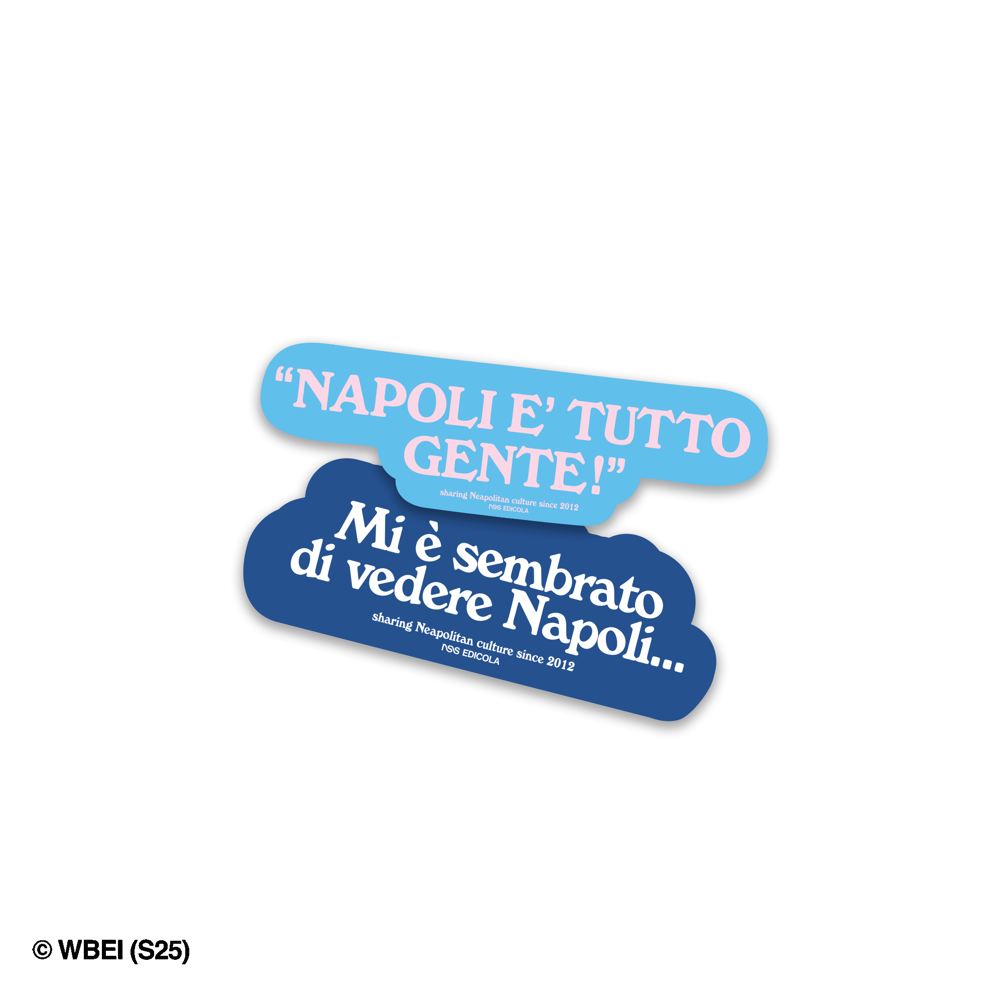 J'Adore Napoli 2 Stickers Pack Looney Tunes