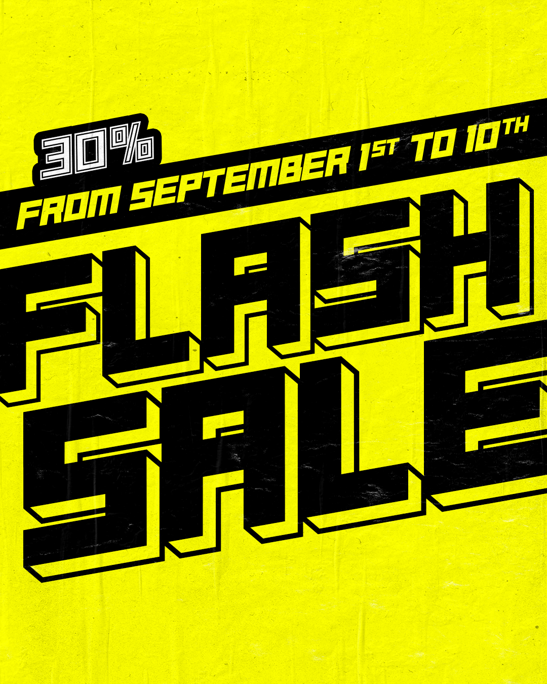 Flash Sales — 30% off Discover the items