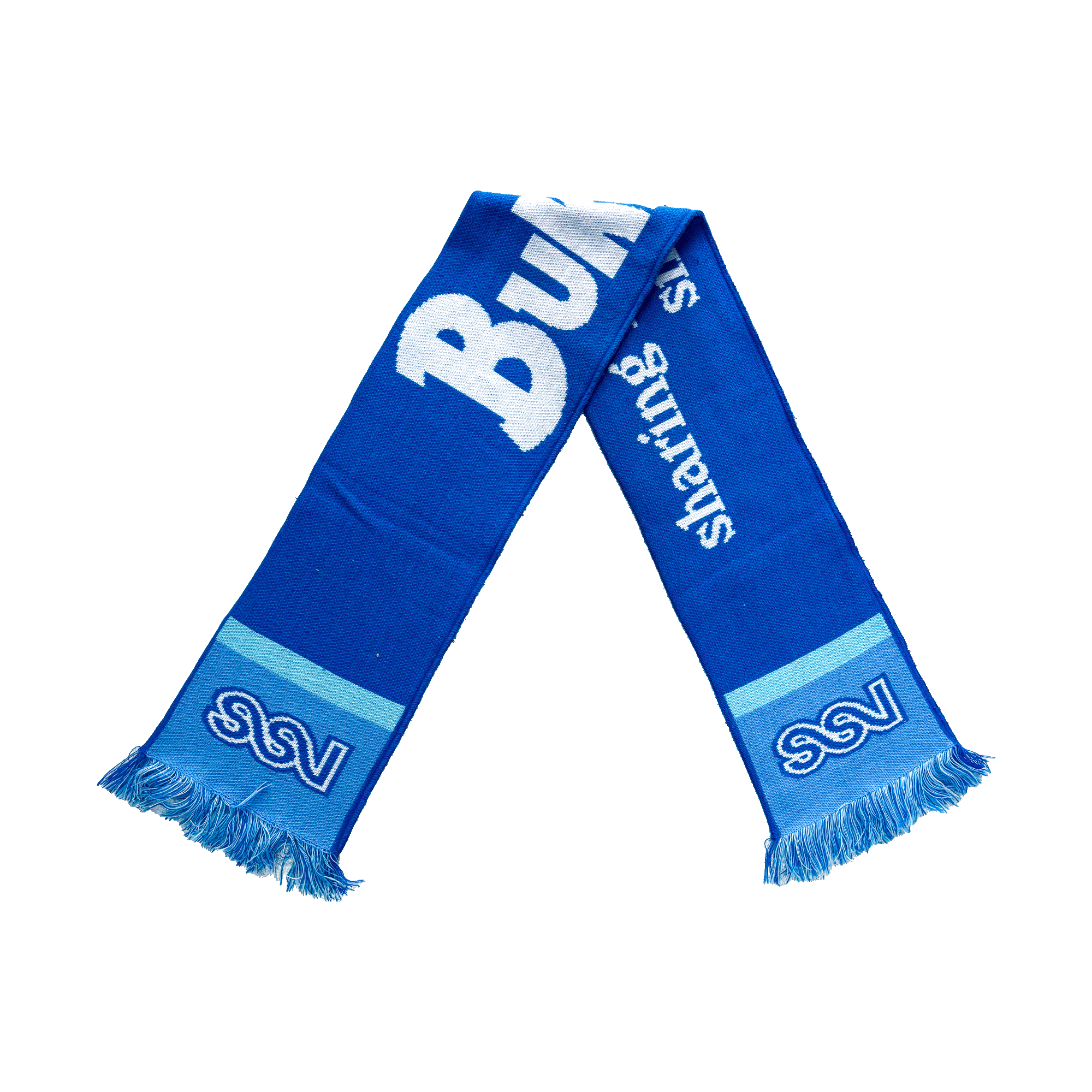 Bukkin Scarf Baby Blue/White