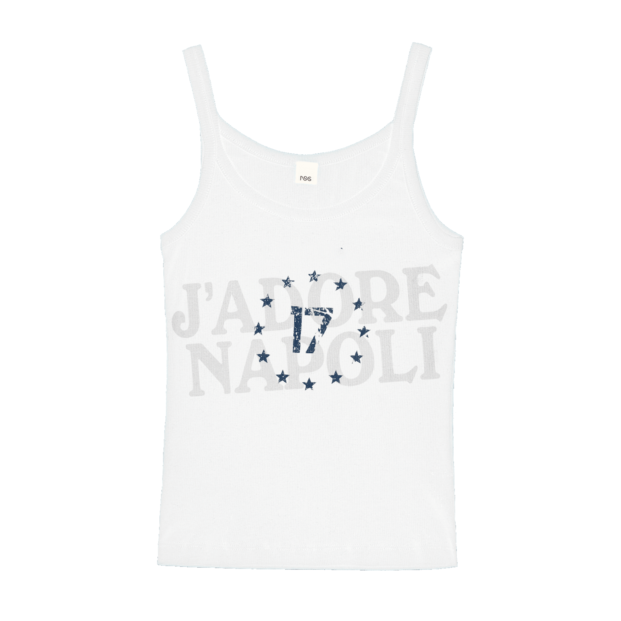 17 Tanktop White/Blue