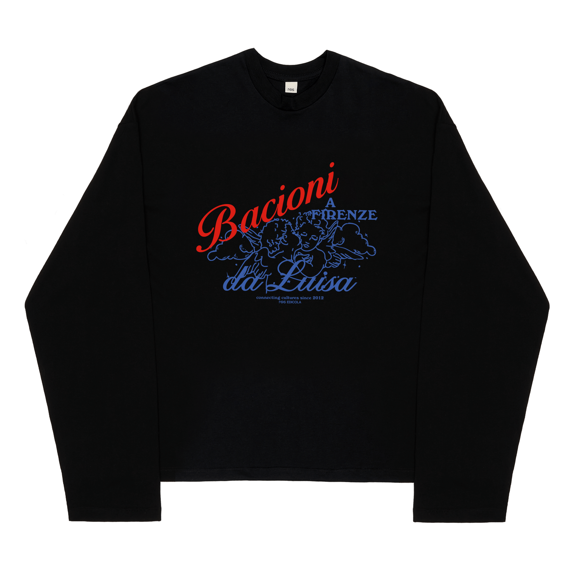 Bacioni da Luisa Long Sleeve Boxy Black