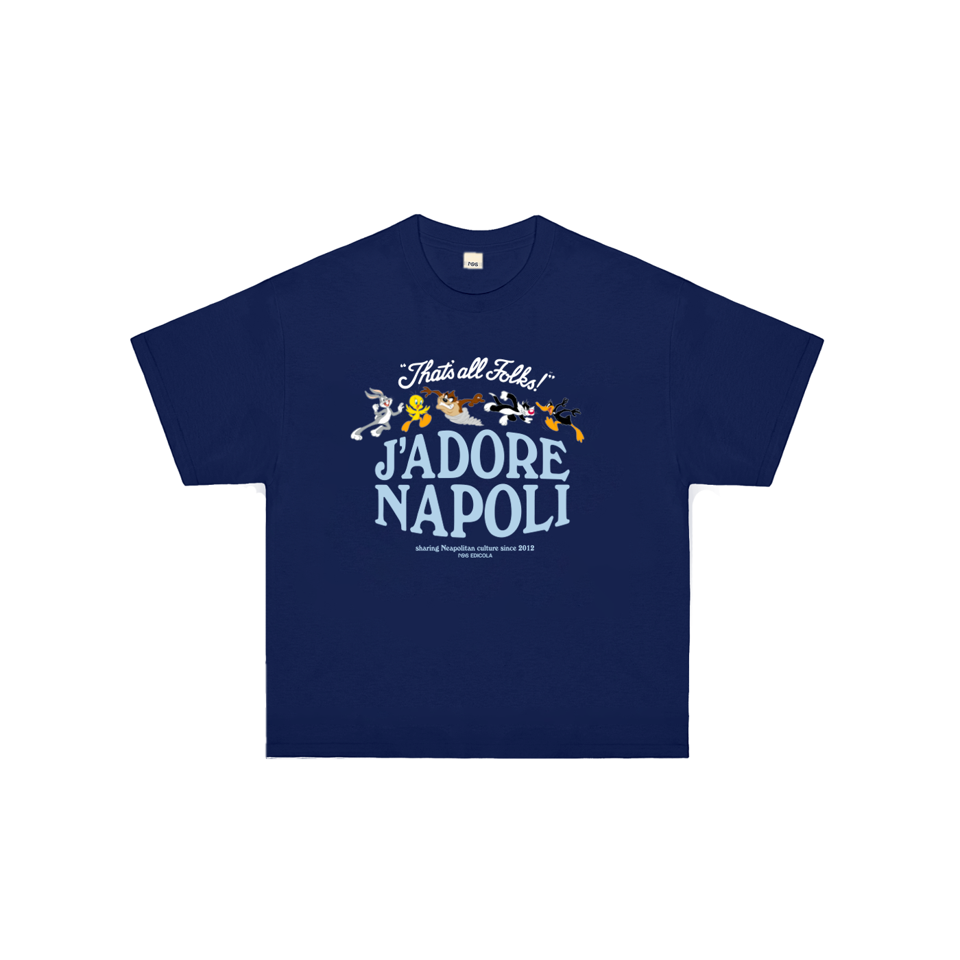 J'Adore Napoli Looney Tunes T-shirt Kids Navy Blue