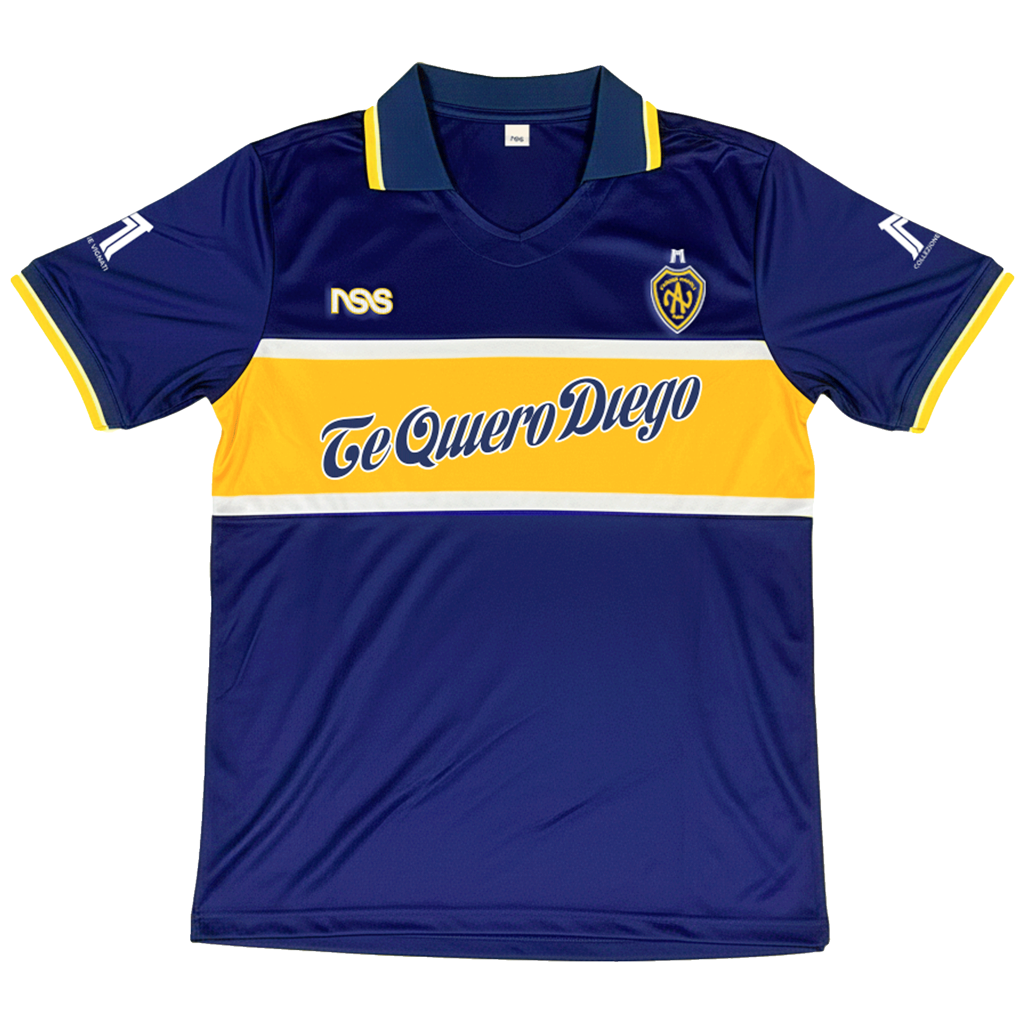 Te Quiero Diego Football Jersey Blue/Yellow