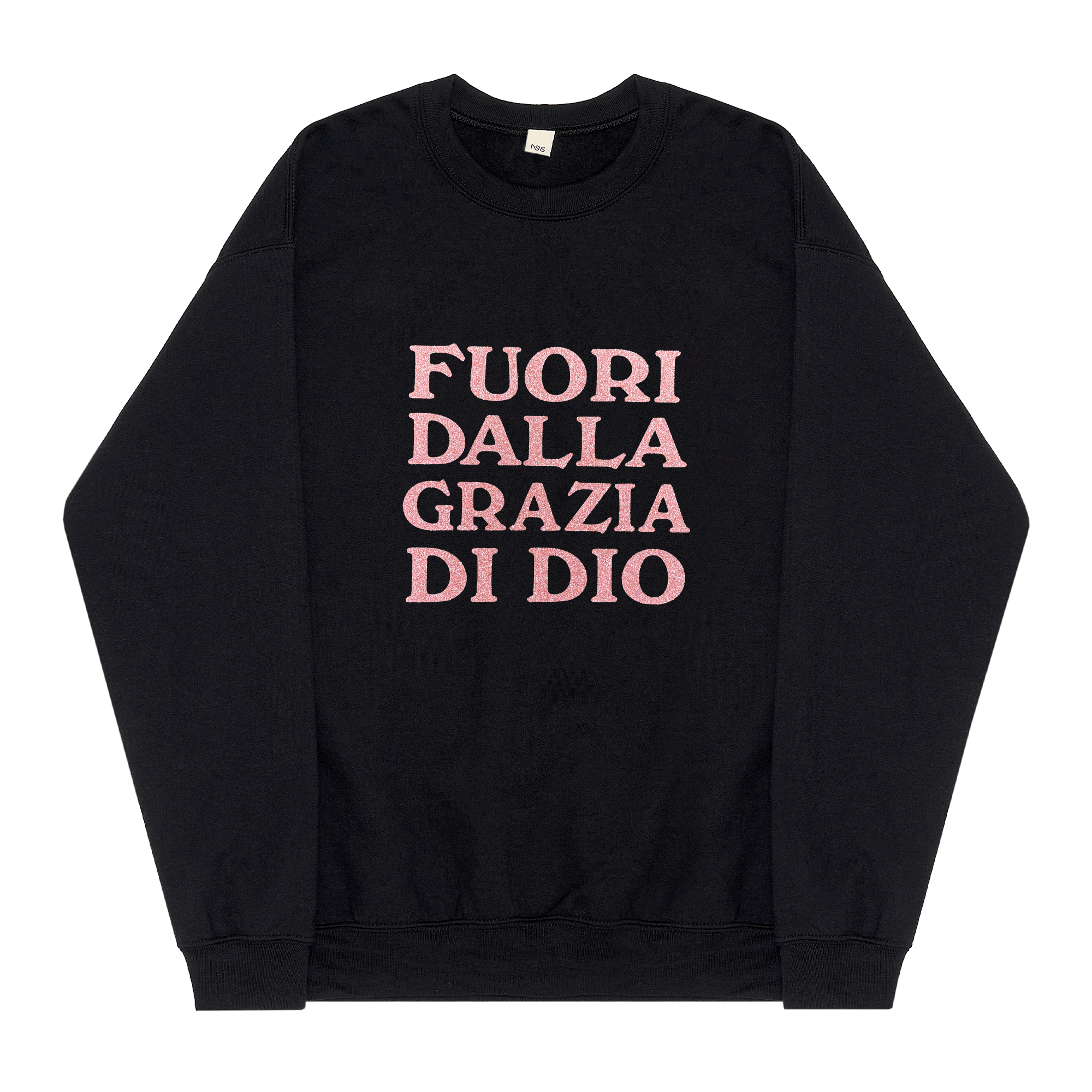 Felpa Fuori dalla grazia di Dio Black