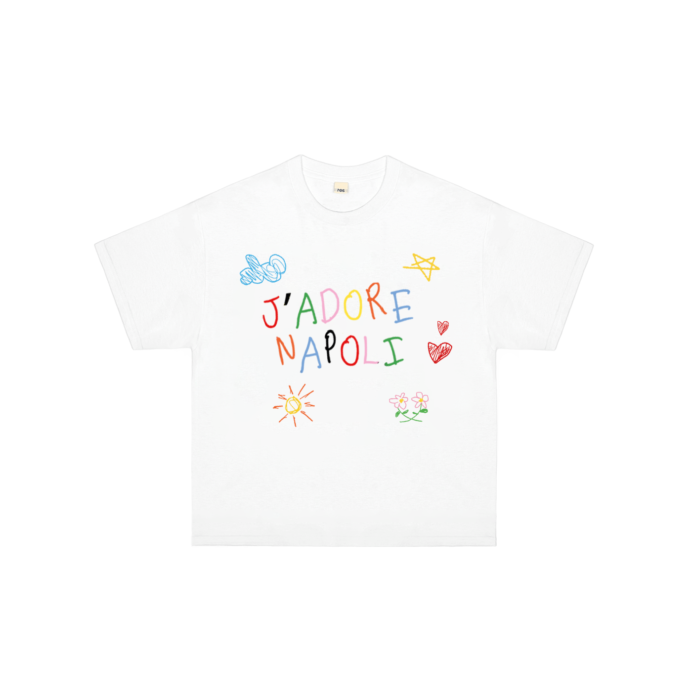 Sketch T-shirt Kids White