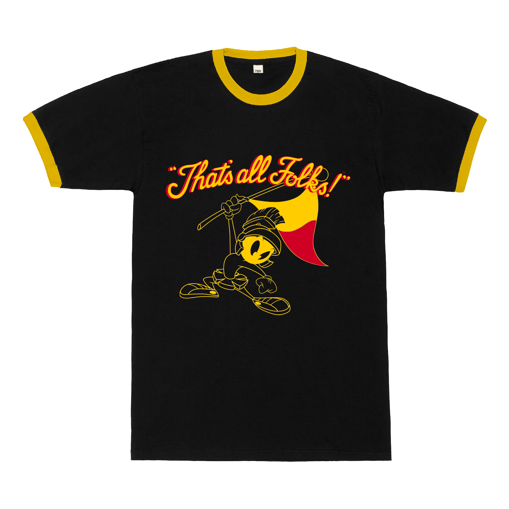 Marvin Looney Tunes Ring Tee Black