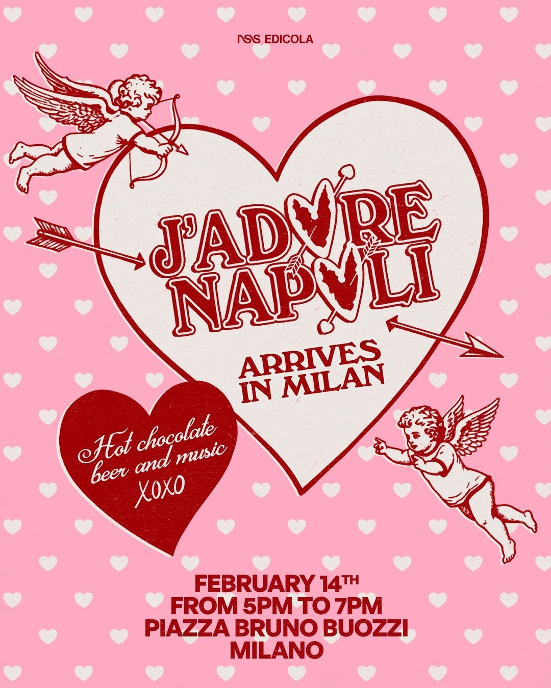 J'Adore Napoli San Valentino Piazza Bruno Buozzi, Milano