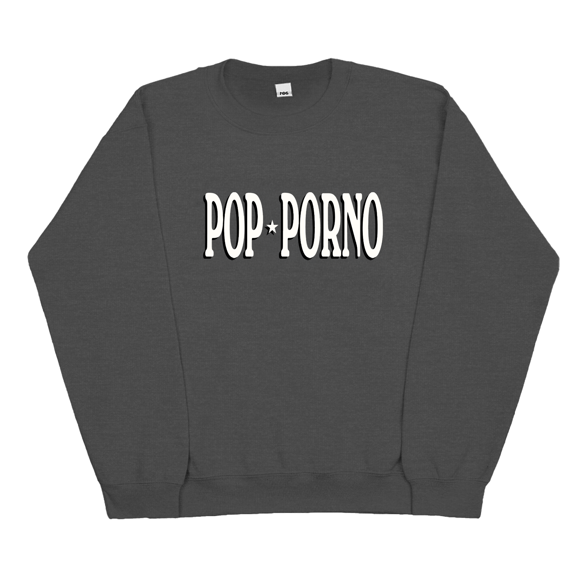 Pop-porno College Sweatshirt Grey