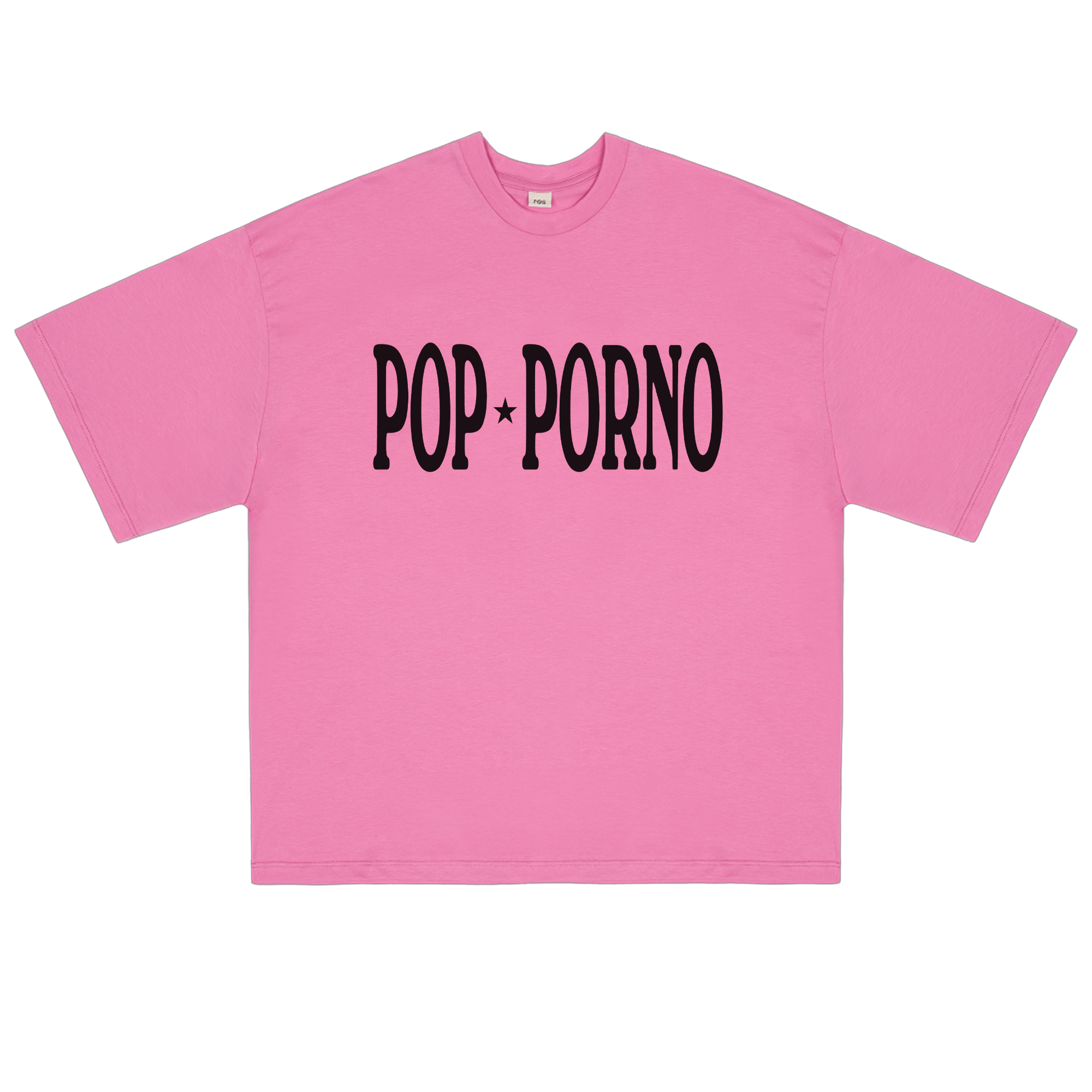 Pop-porn Boxy T-shirt Pink