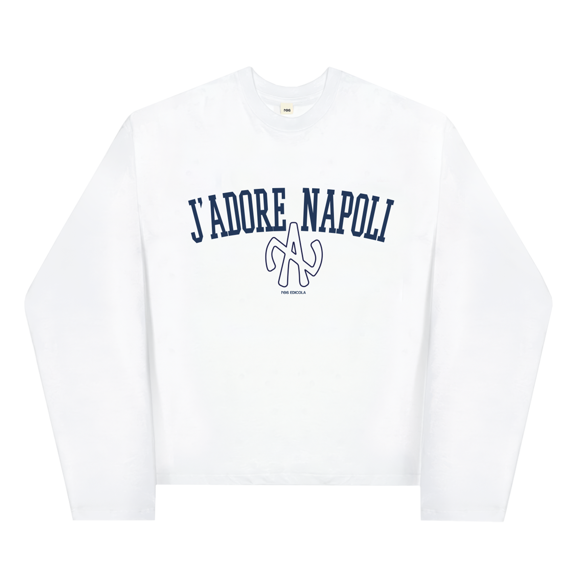 NA Boxy Long Sleeve White