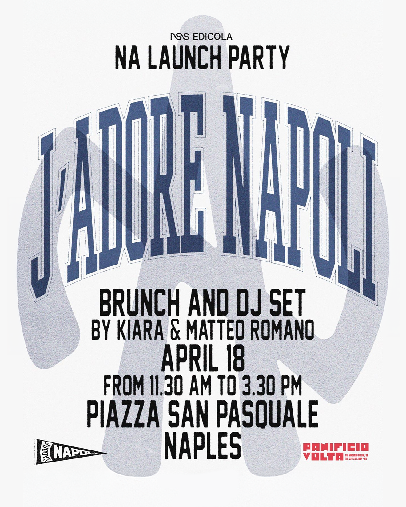 J'Adore Napoli NA Collection Launch Event Piazza San Pasquale, Napoli