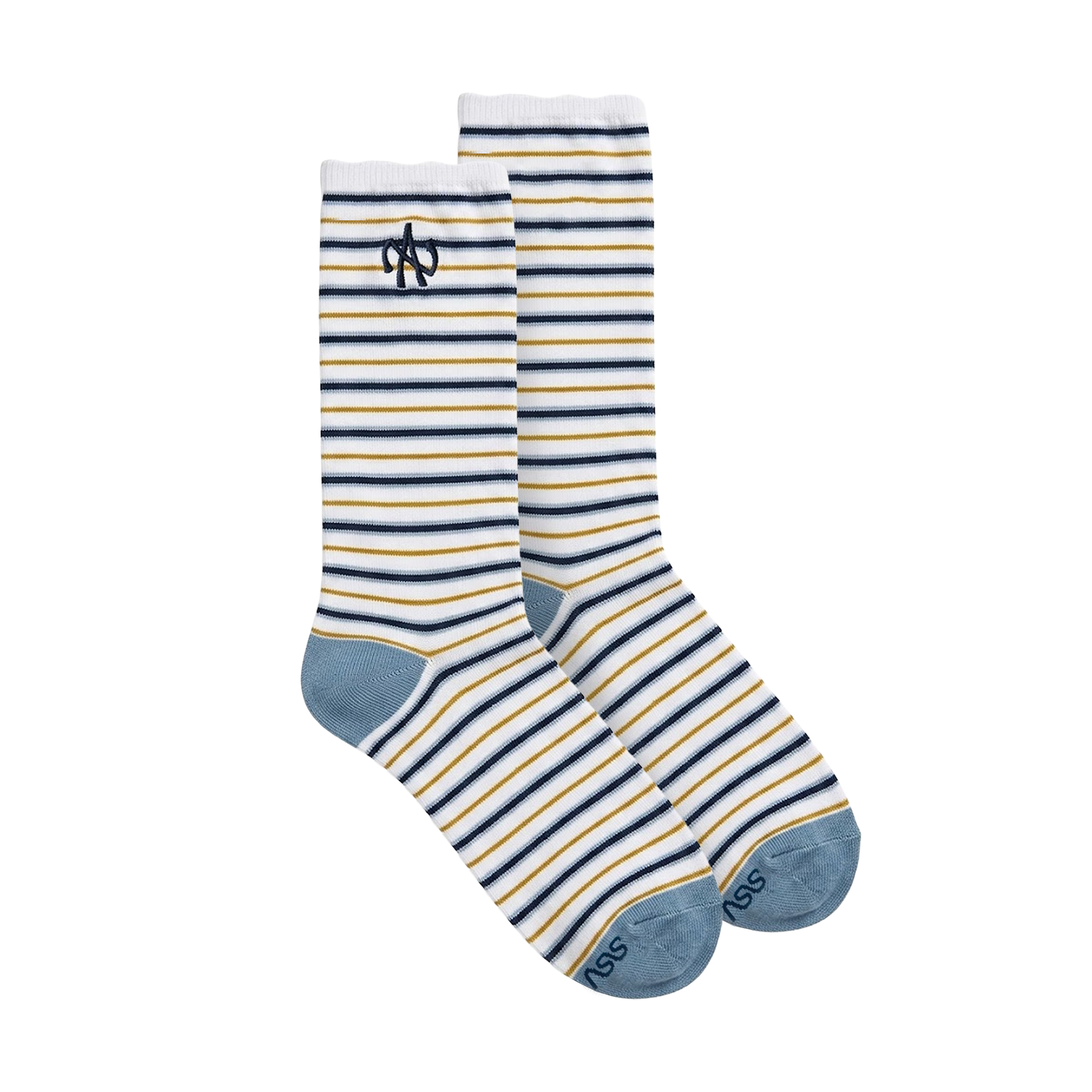 NA Stripes Socks White