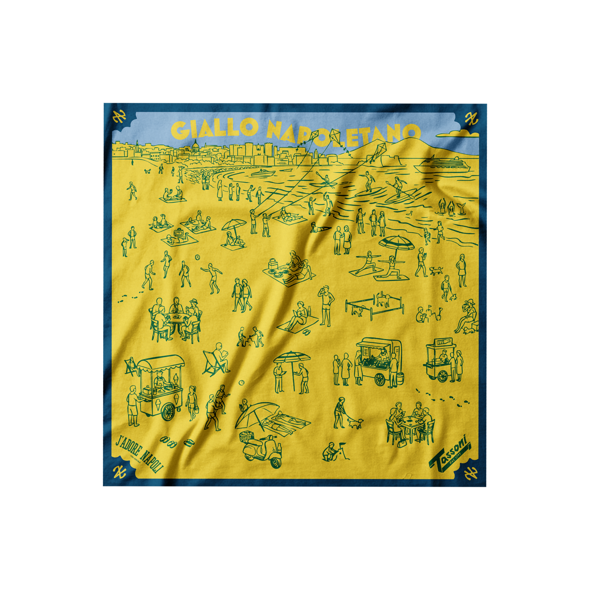 Giallo Napoletano Foulard Multicolor