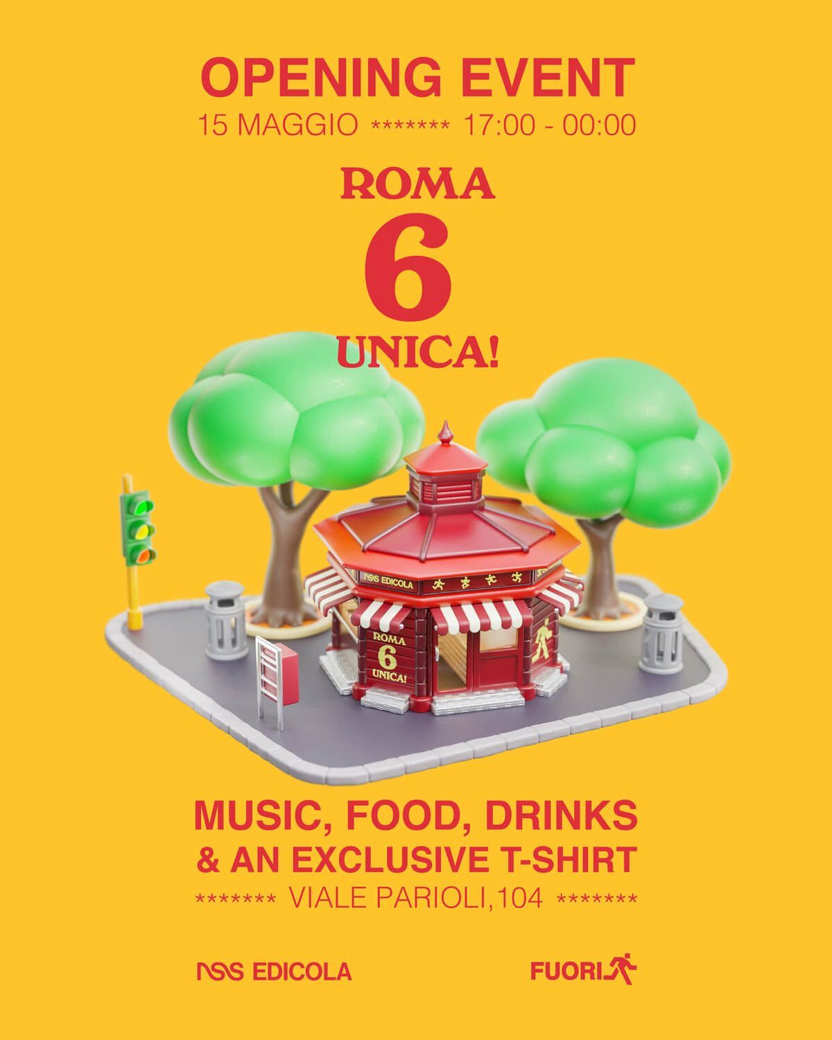 Roma 6 Fuori Viale Parioli 104, Roma