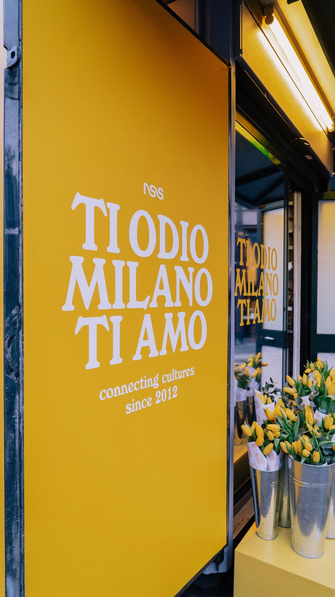 Come è andata l'apertura di nss edicola a Milano Ti Odio Milano Ti Amo illumina Corso Magenta | Image 488292