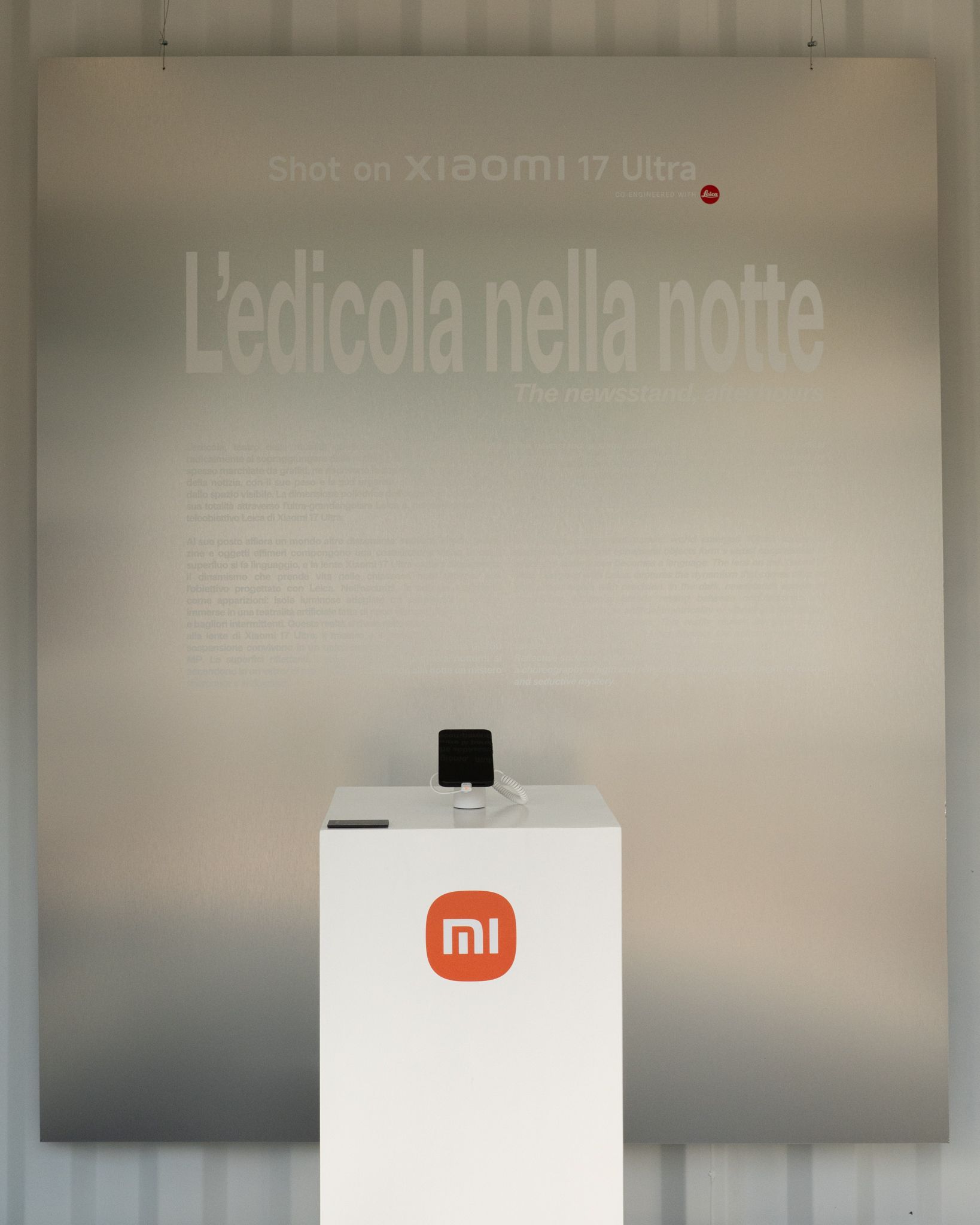 nss edicola e Xiaomi presentano L’edicola nella notte alla Milano Design Week 2026 Con il free press Edicola Italiana ed una mostra dedicata