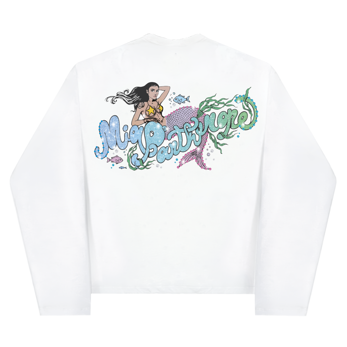 Mia Parthenope Boxy Long Sleeve White - nss edicola