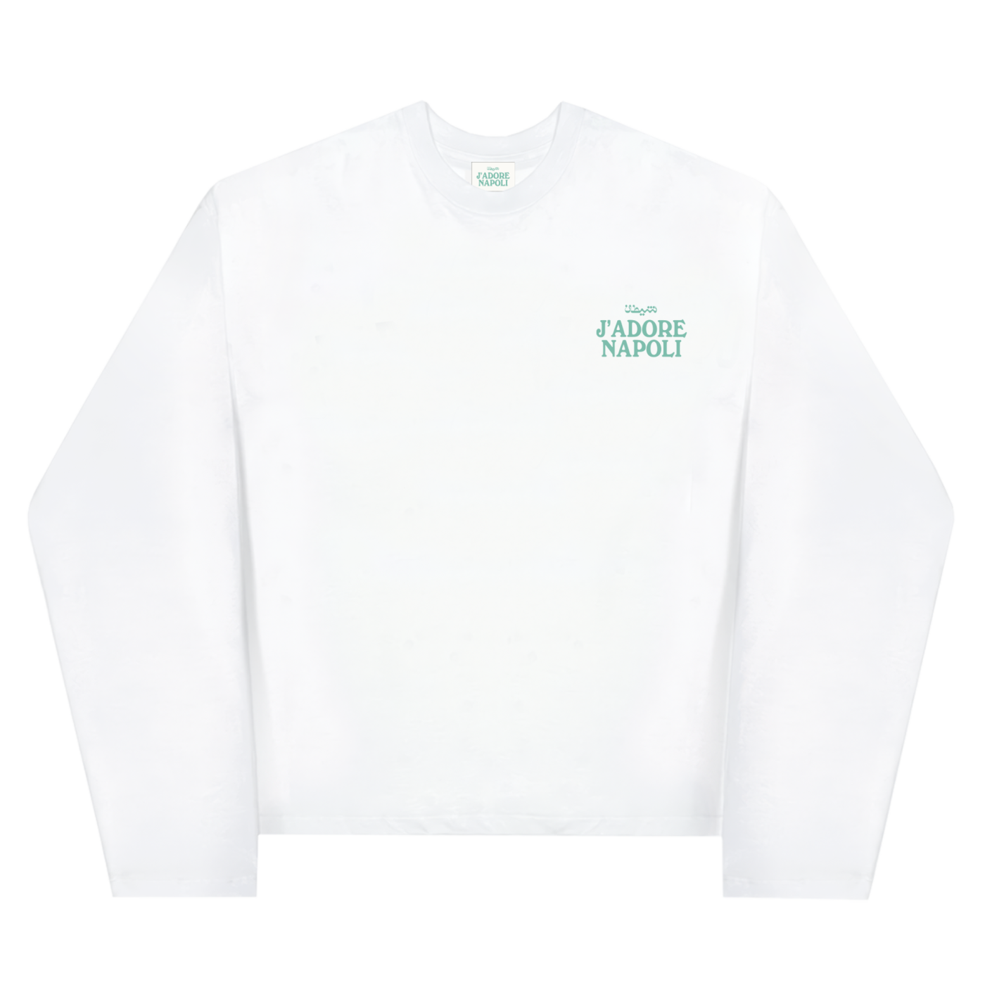 Mia Parthenope Boxy Long Sleeve White - nss edicola