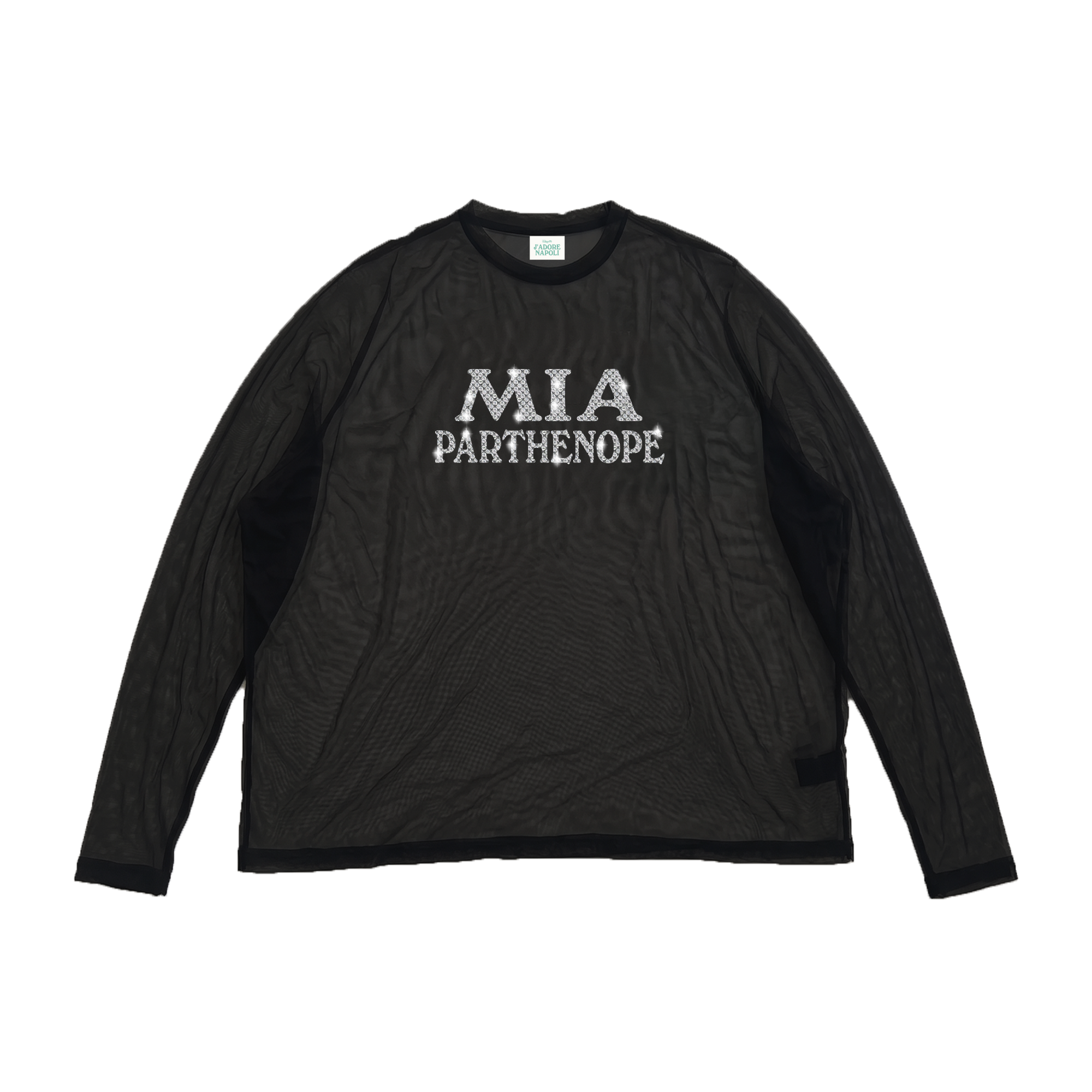 Maglietta a maniche lunghe Raglan Mia Parthenope Black
