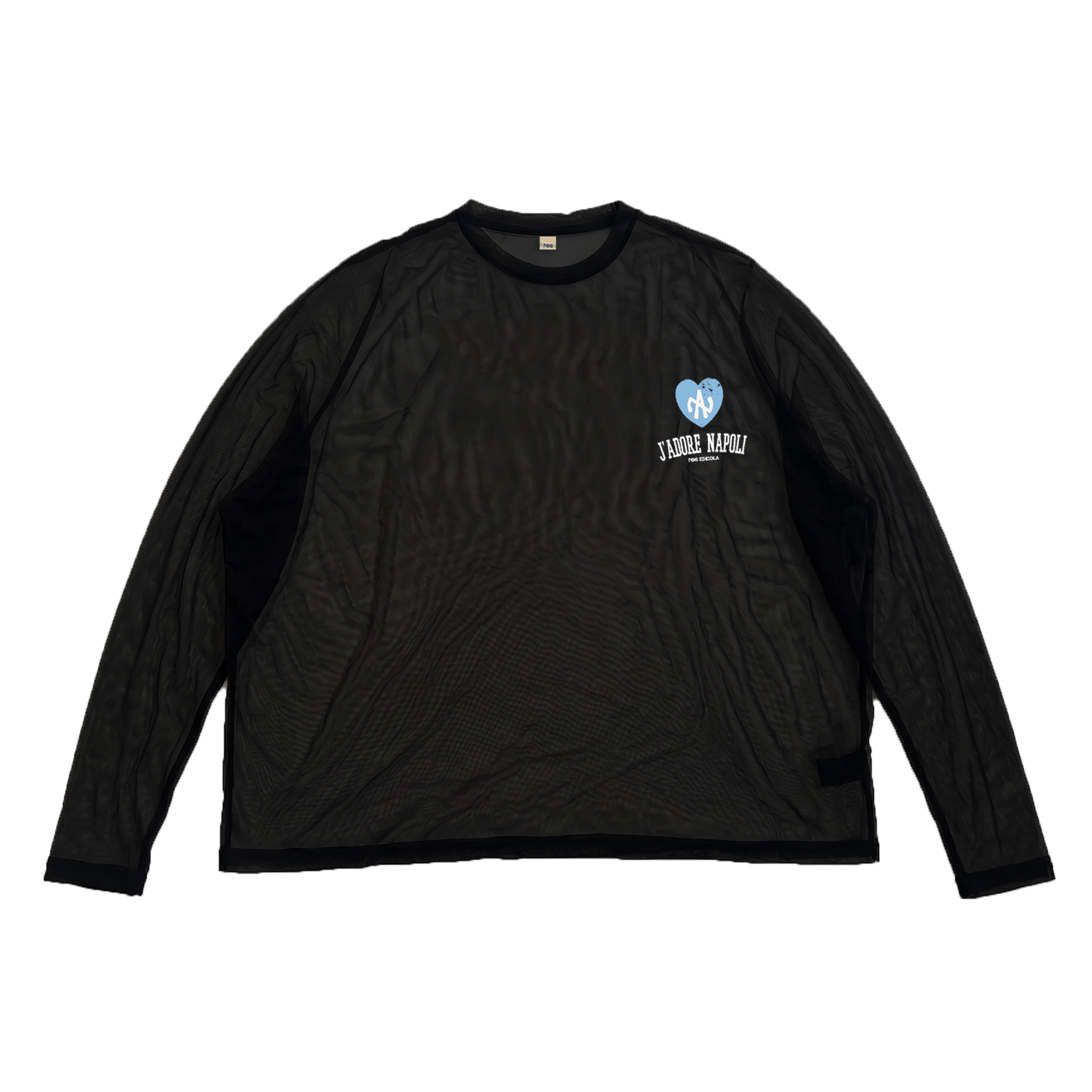 I Love Napoli Raglan Long Sleeve black 