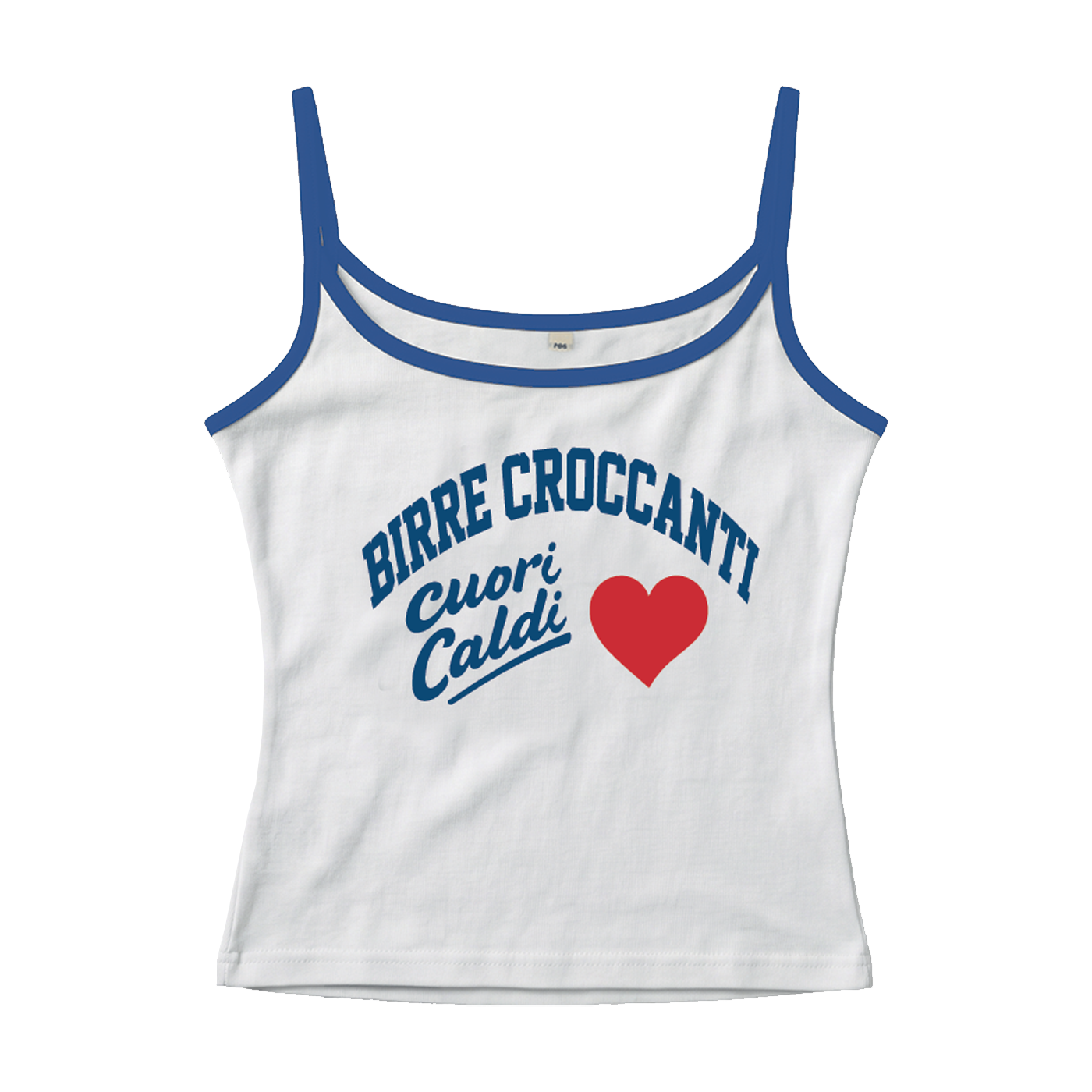 Canotta Raffo Birre Croccanti Cuori Caldi White