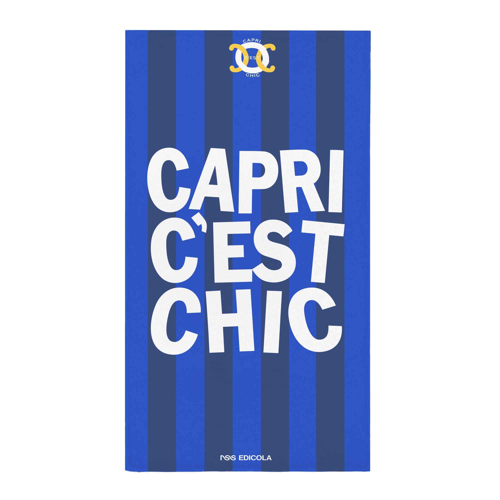 Telo mare Capri C'est Chic blue