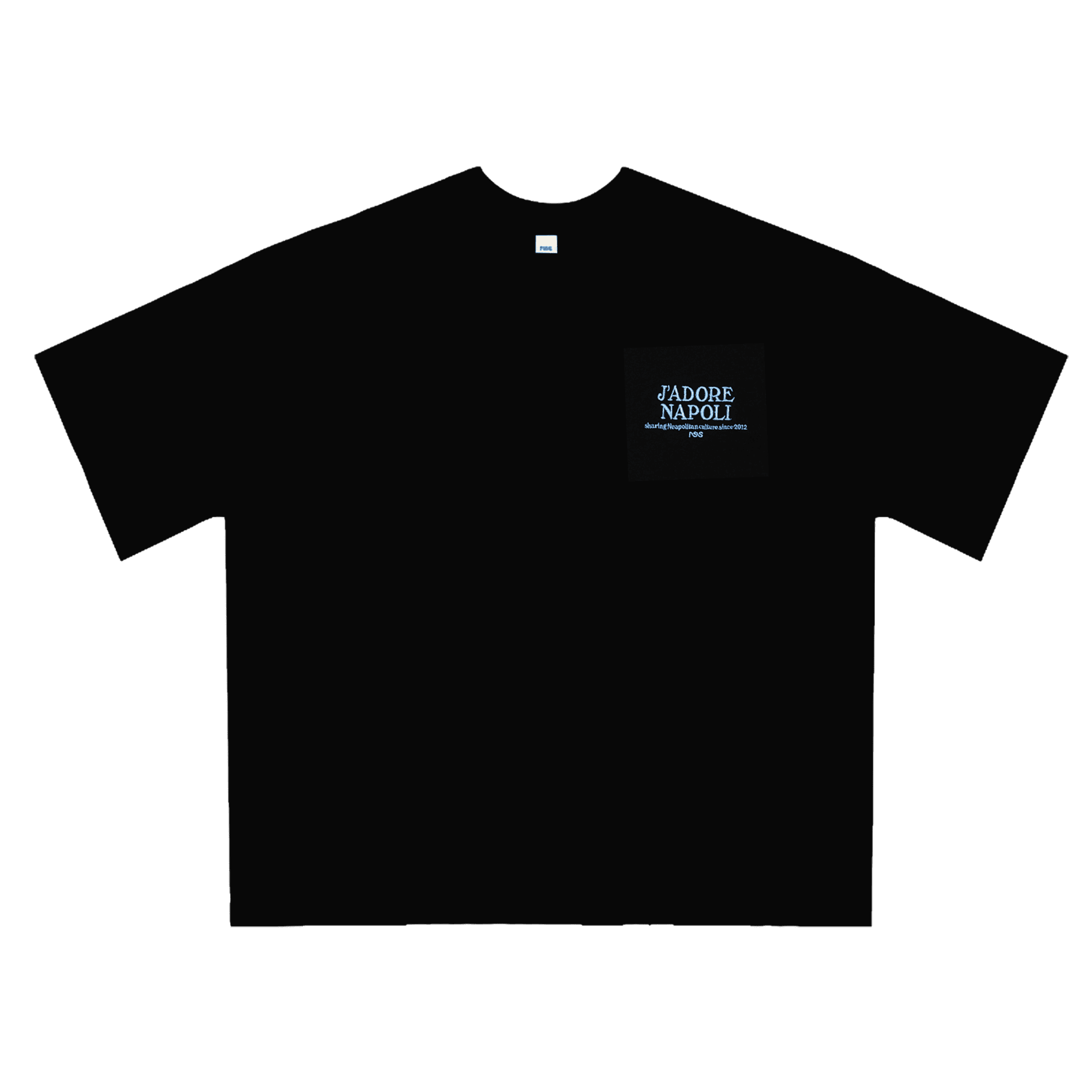J'Adore Napoli Boxy T-shirt Black