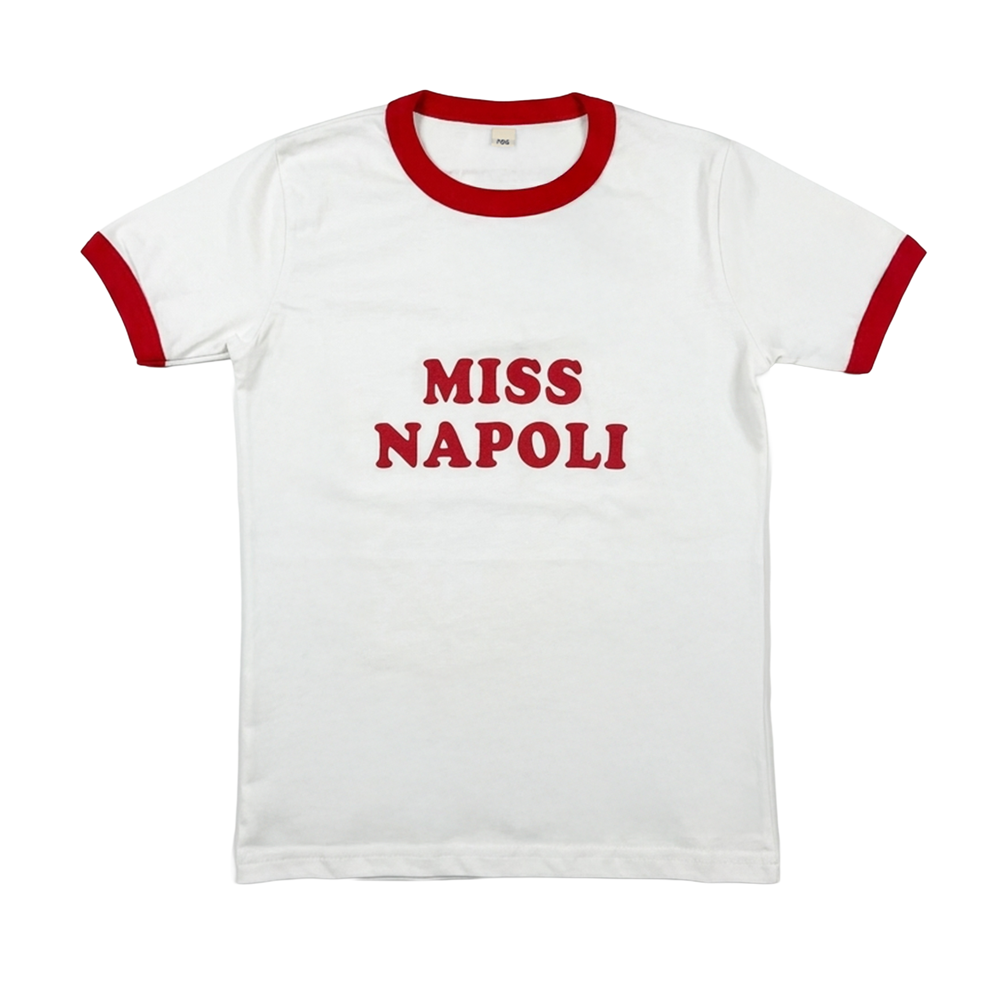 Miss Napoli T-shirt White/Red