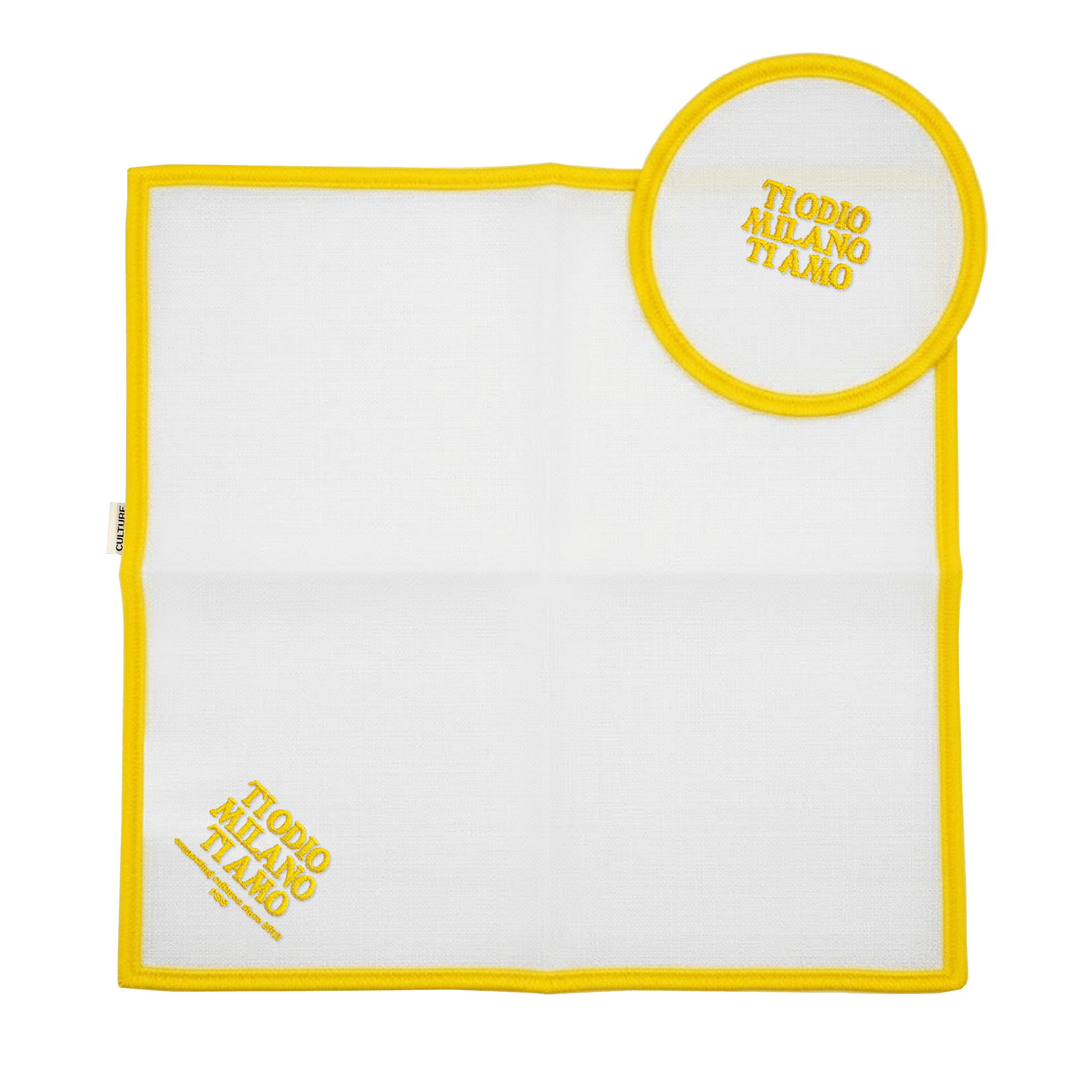 Table Set White/Yellow